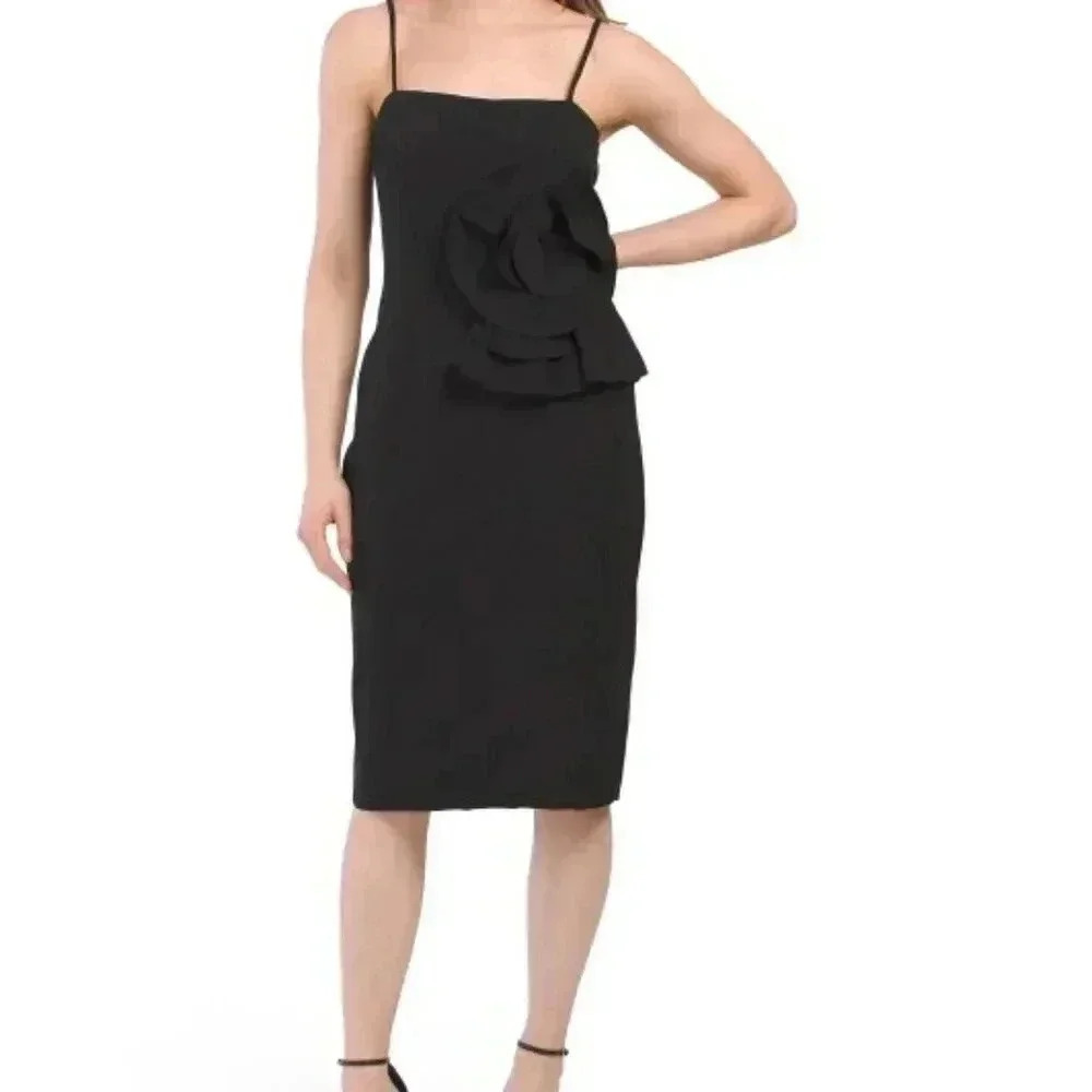 Midi Rosette Dress
